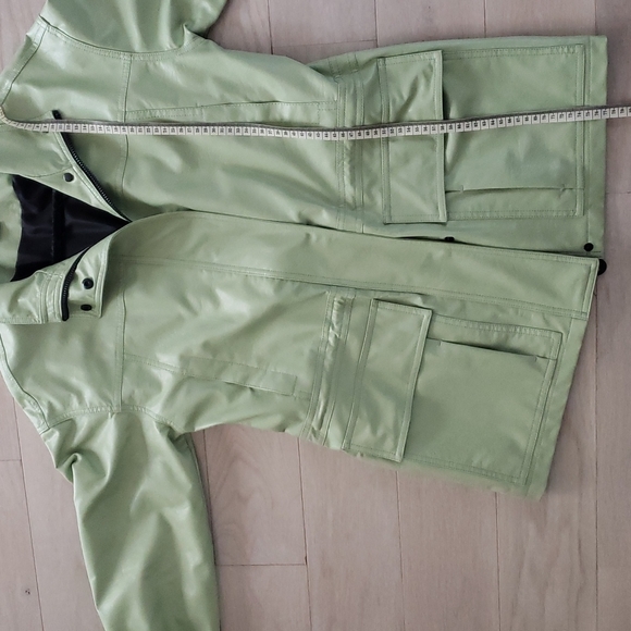 COPY - VEGAN LEATHER NOIZE JACKET GREEN - Picture 8 of 8